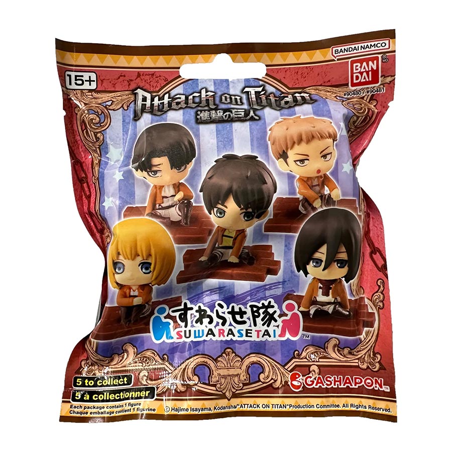 Attack On Titan Suwarasetai Mini Figure Blind Mystery Box