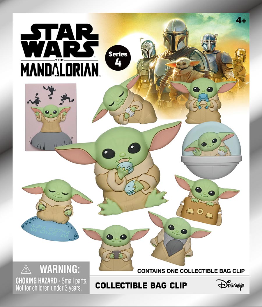 Star Wars Mandalorian Grogu 3D Foam Bag Clip Blind Mystery Box
