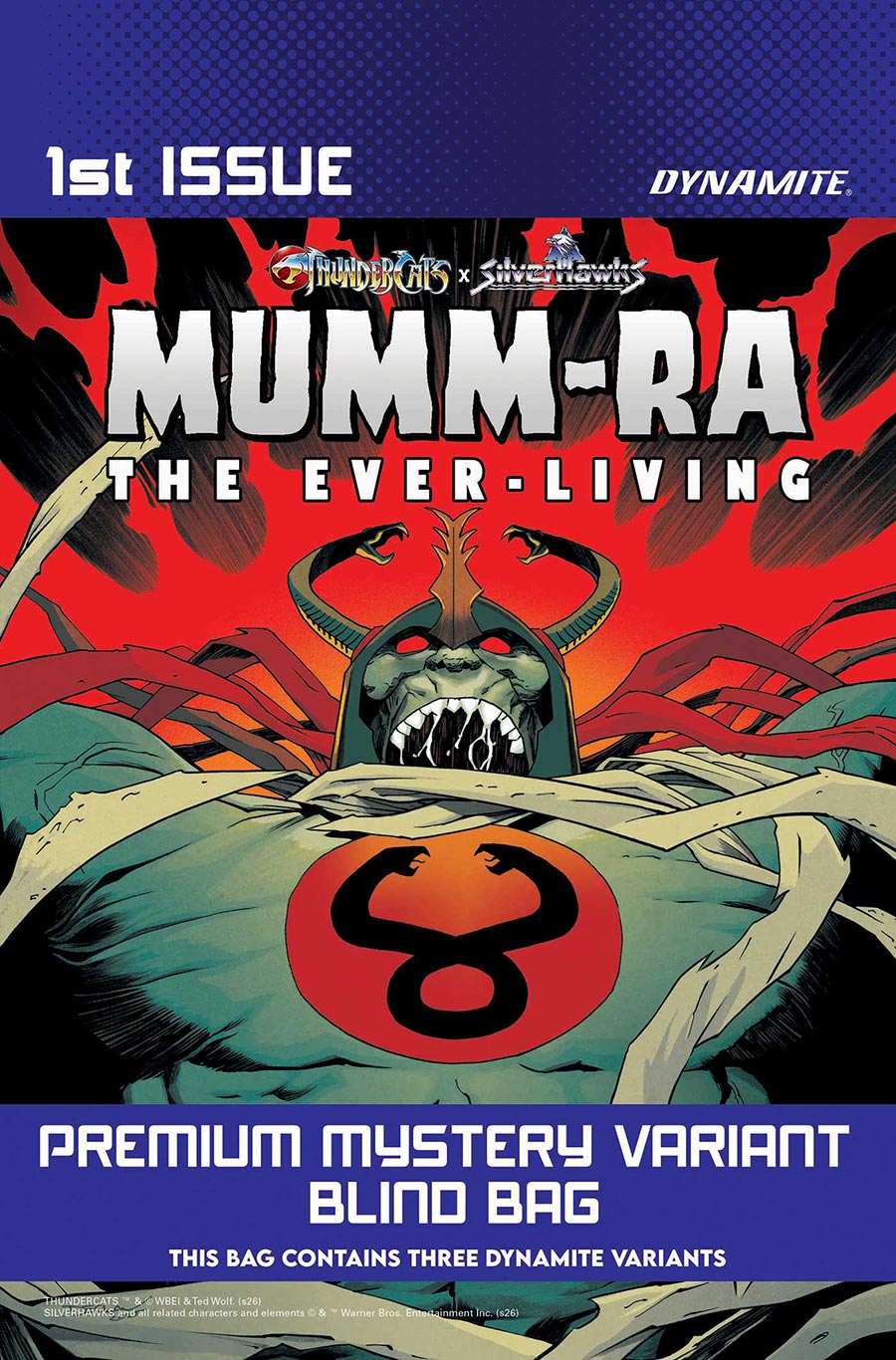 ThunderCats X SilverHawks Mumm-Ra The Ever-Living #1 Cover S Variant Premium Mystery Blind Bag Cover (Filled Randomly With 3 Covers)