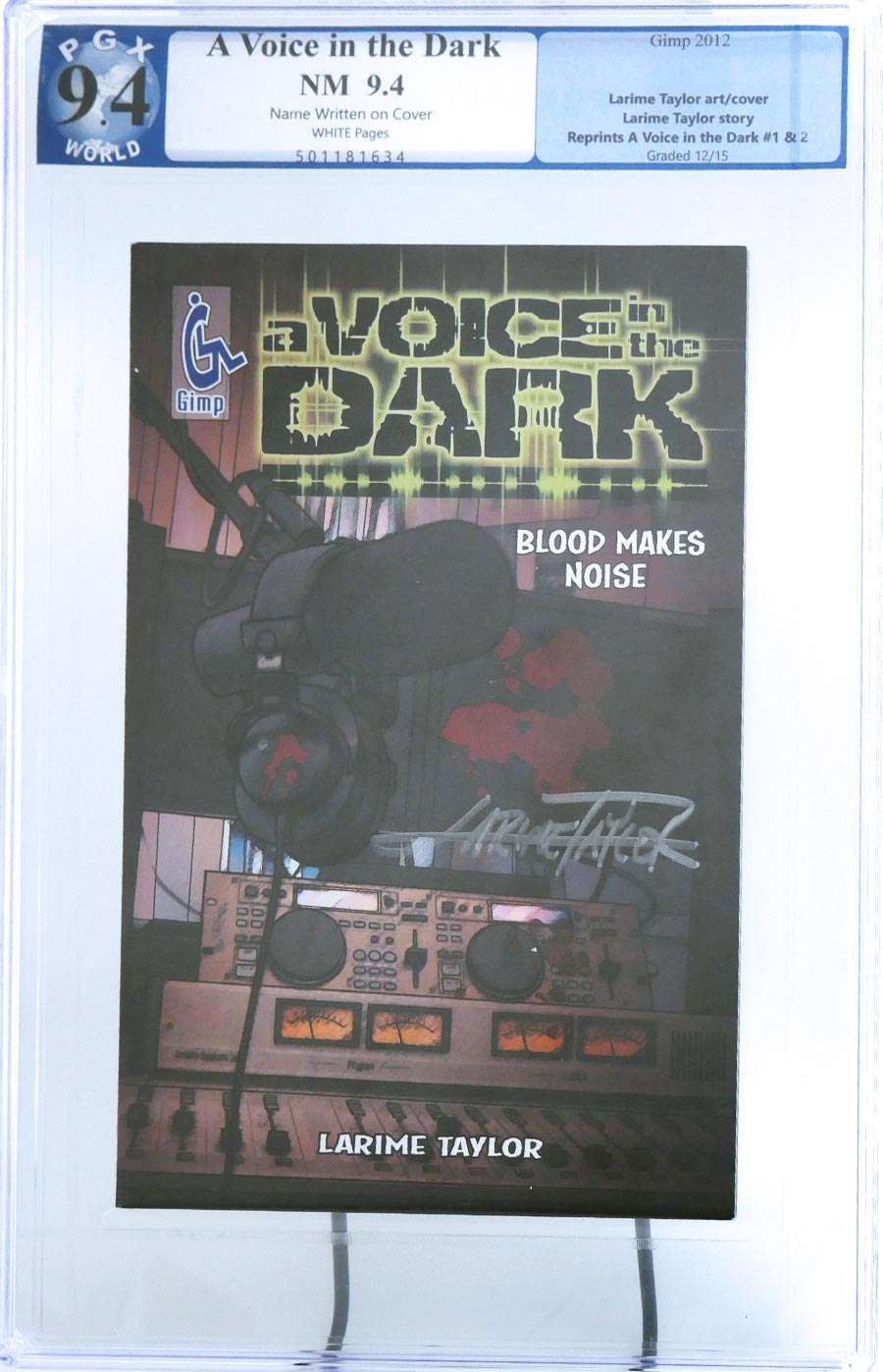 A Voice In The Dark #1 Cover C Reprint Collected Edition PGX 9.4