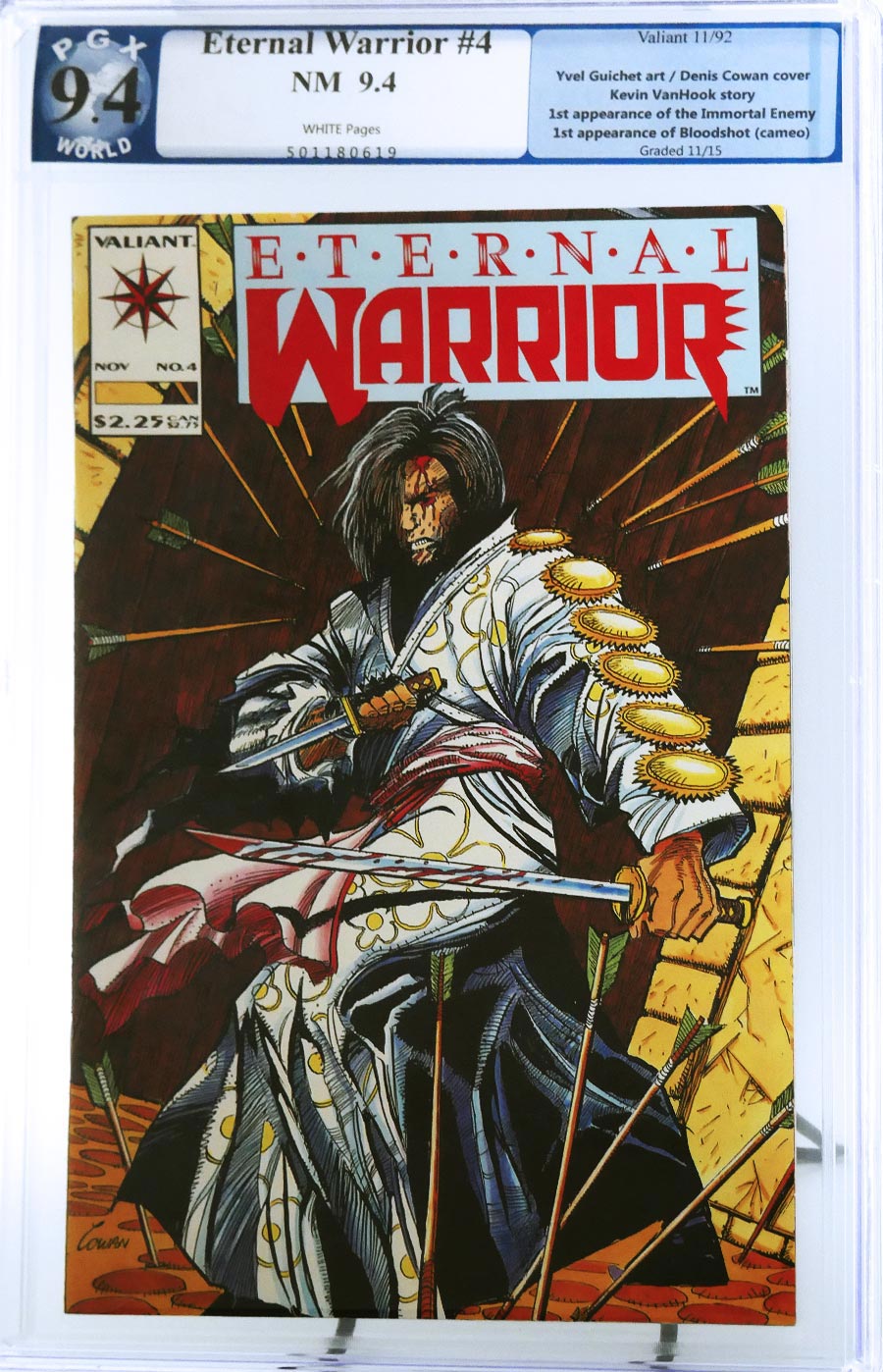 Eternal Warrior #4 Cover B PGX 9.4