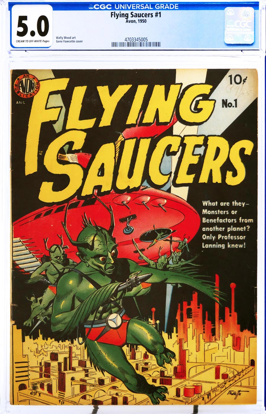 Flying Saucers #1 (1952) Cover B CGC 5.0