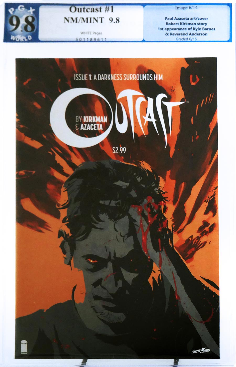 Outcast By Kirkman & Azaceta #1 Cover H 1st Ptg Regular Paul Azaceta Cover PGX 9.8