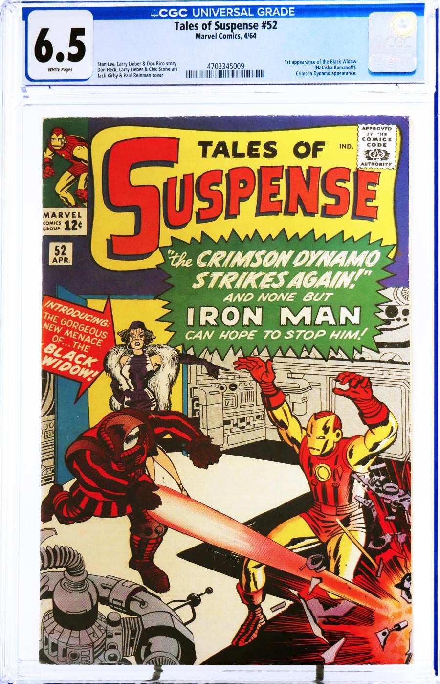 Tales Of Suspense #52 Cover B CGC 6.5