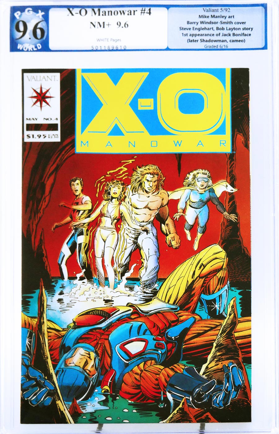 X-O Manowar #4 Cover B PGX 9.6
