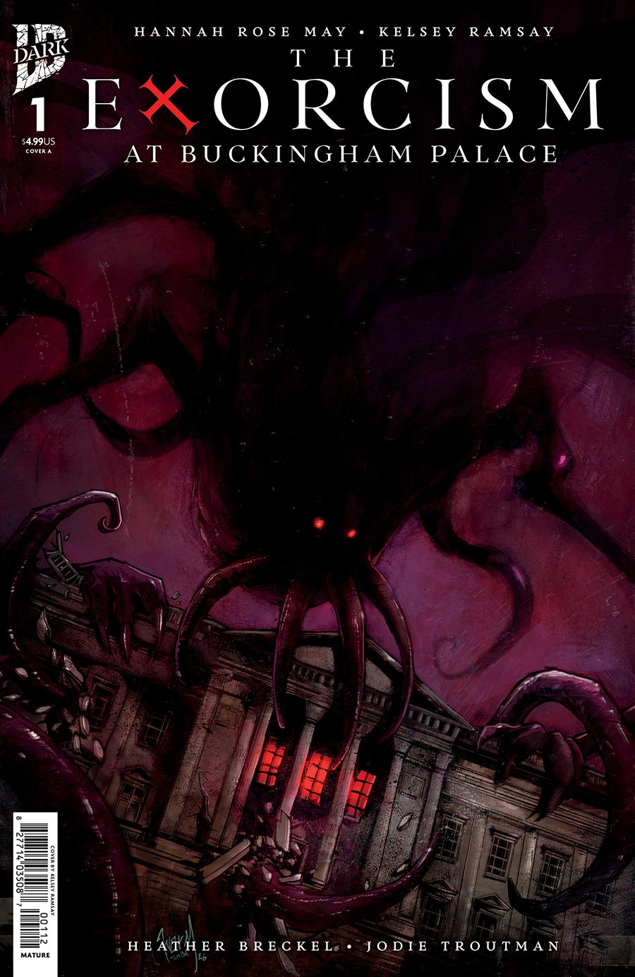 Exorcism At Buckingham Palace #1 Cover E 2nd Ptg Damien Worm Variant Cover