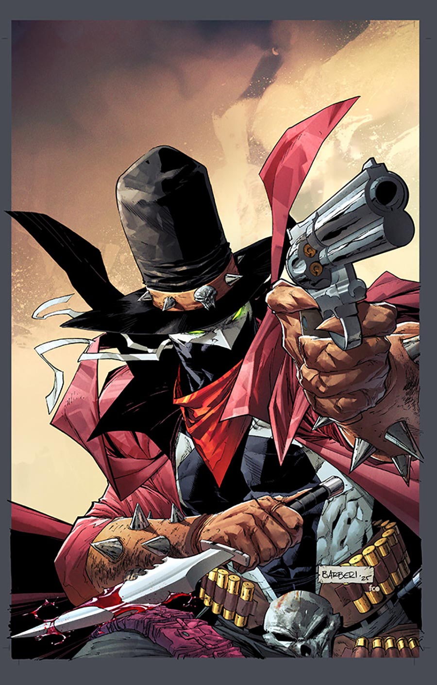 Gunslinger Spawn #54 Cover C Incentive Carlo Barberi Foil Variant Cover