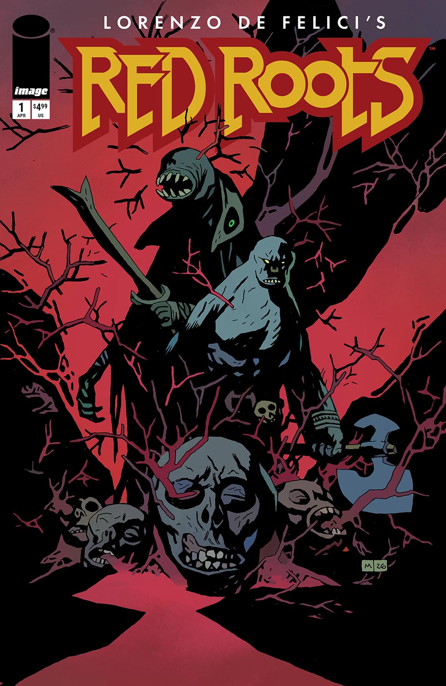 Red Roots #1 Cover F Variant Mike Mignola Cover