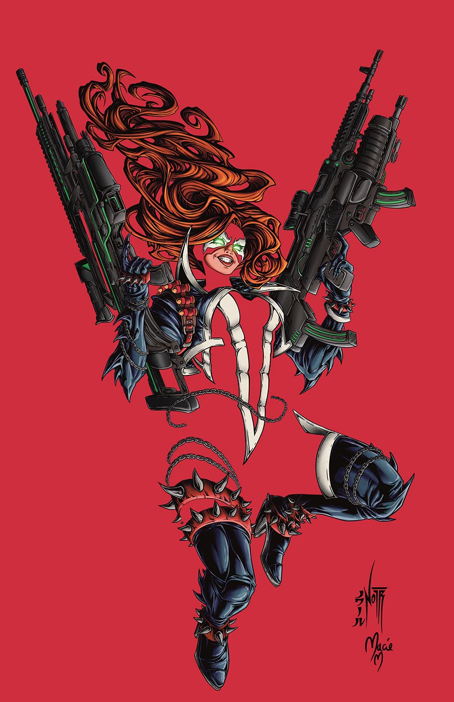Scorched #51 Cover C Incentive Jordan Noir Foil Virgin Variant Cover (Spawn Universe)