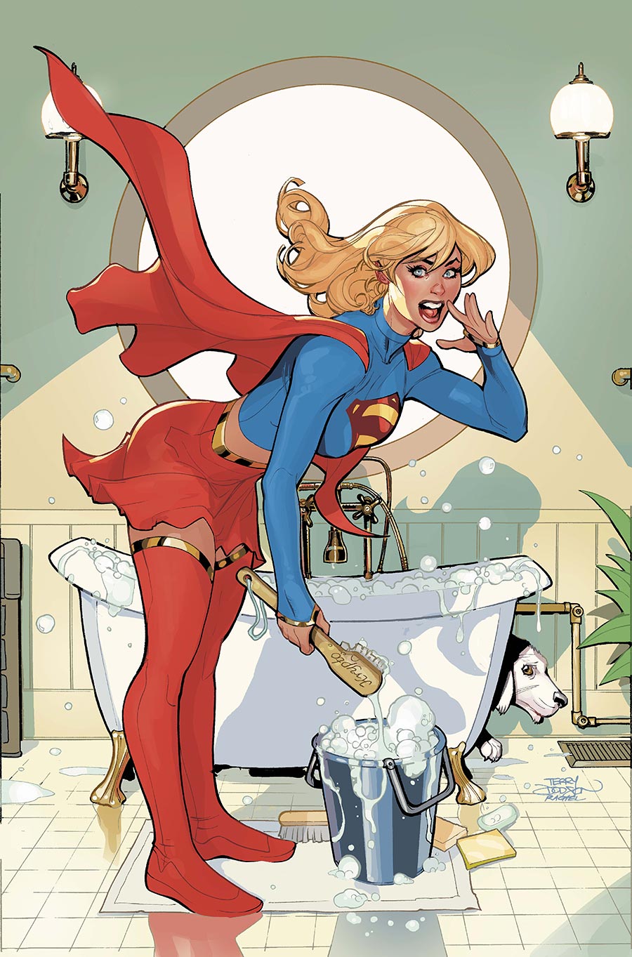 Supergirl Vol 8 #14 Cover B Variant Terry Dodson Card Stock Cover (DC All In)(The Reign Of The Superboys Tie-In)