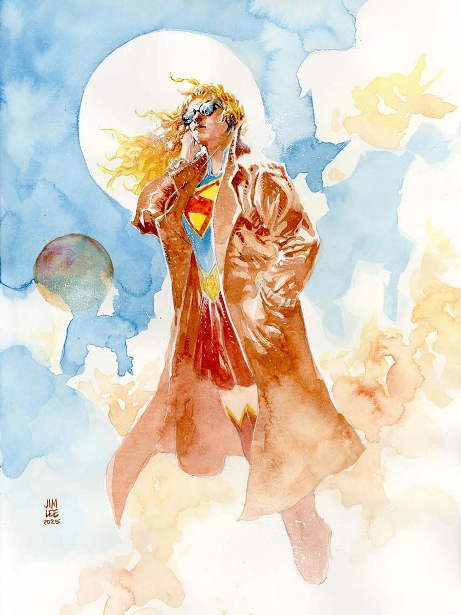 Supergirl Vol 8 #14 Cover E Variant Jim Lee Supergirl Movie Card Stock Cover (DC All In)(The Reign Of The Superboys Tie-In)