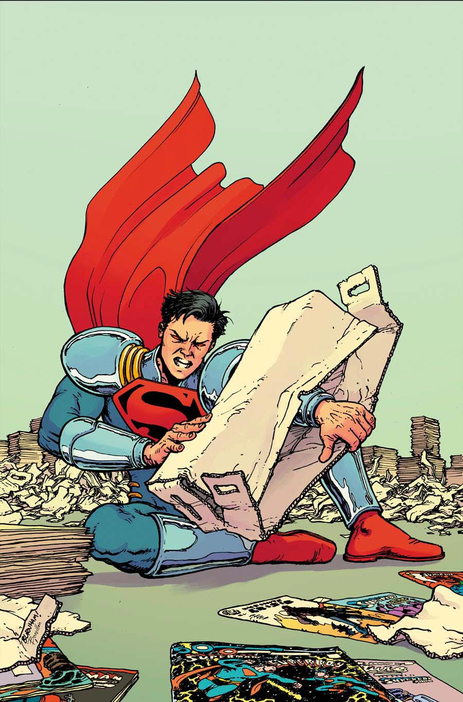 Superman Vol 7 #39 Cover D Variant Chris Burnham Card Stock Cover (DC All In)(The Reign Of The Superboys Tie-In)