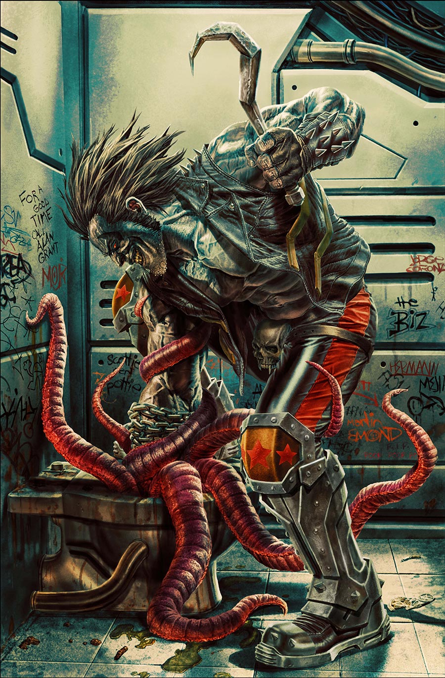 Lobo Vol 4 #4 Cover B Variant Lee Bermejo Card Stock Cover (DC Next Level)