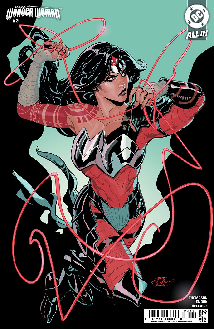Absolute Wonder Woman #21 Cover C Variant Terry Dodson Card Stock Cover (DC All In)
