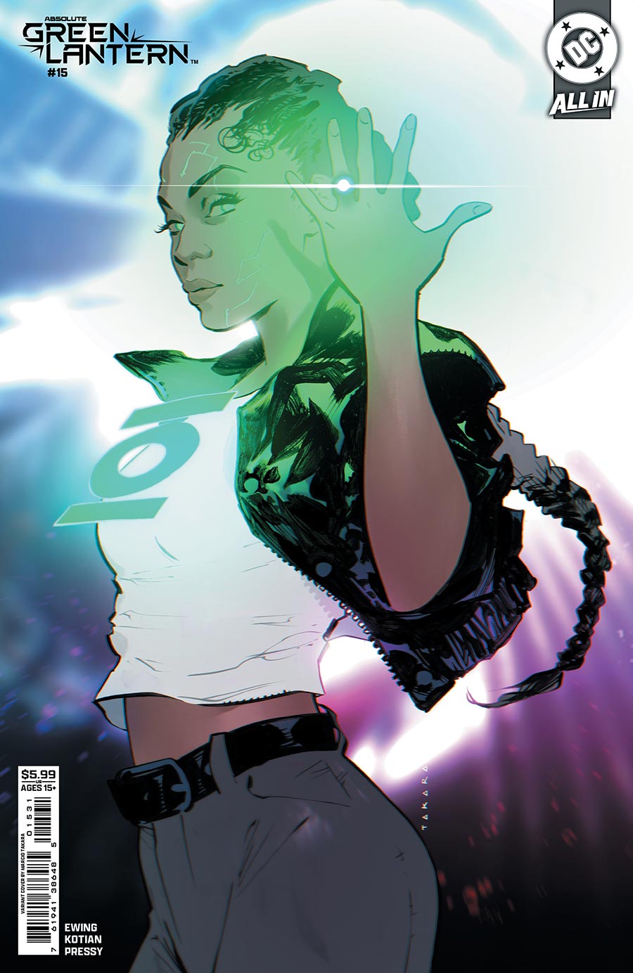 Absolute Green Lantern #15 Cover C Variant Marcio Takara Card Stock Cover (DC All In)