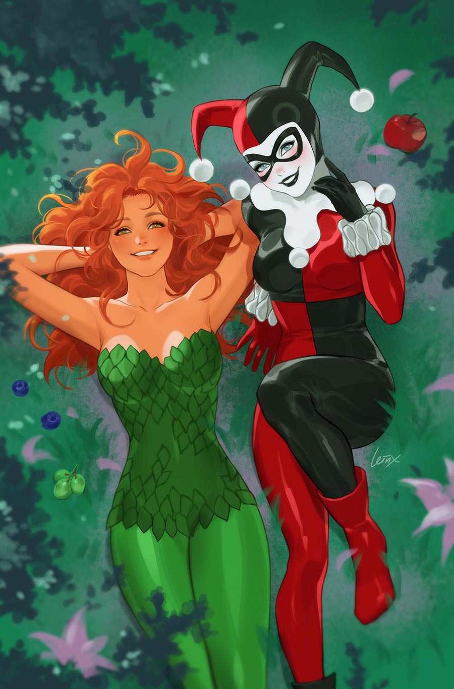 Harley And Ivy Life And Crimes #6 Cover B Variant Lesley Leirix Li Card Stock Cover (DC All In)