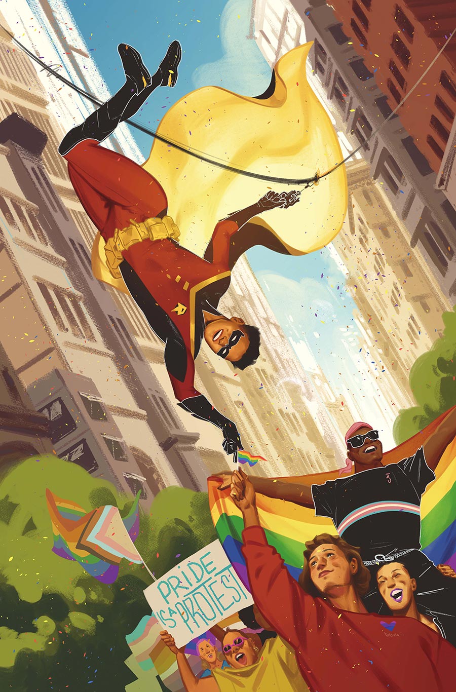 Detective Comics Vol 2 #1110 Cover D Variant Angel Solorzano DC Pride Card Stock Cover (DC All In)