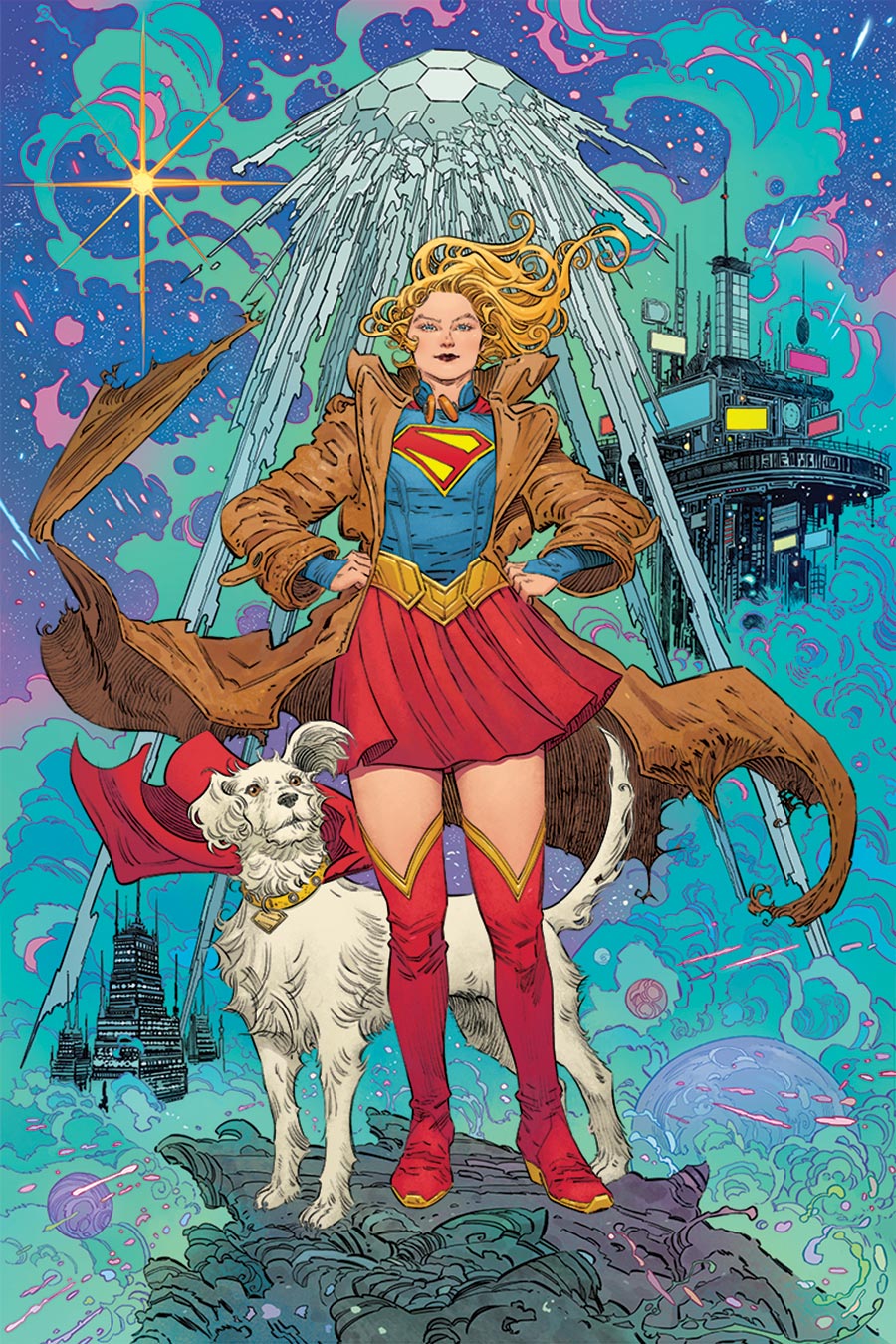 Justice League Unlimited #20 Cover F Variant Bilquis Evely Supergirl Movie Card Stock Cover (DC All In)