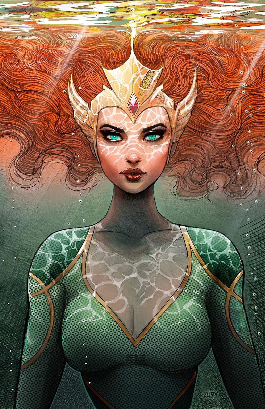 Emperor Aquaman #18 Cover C Variant Nathan Szerdy Card Stock Cover (DC All In)