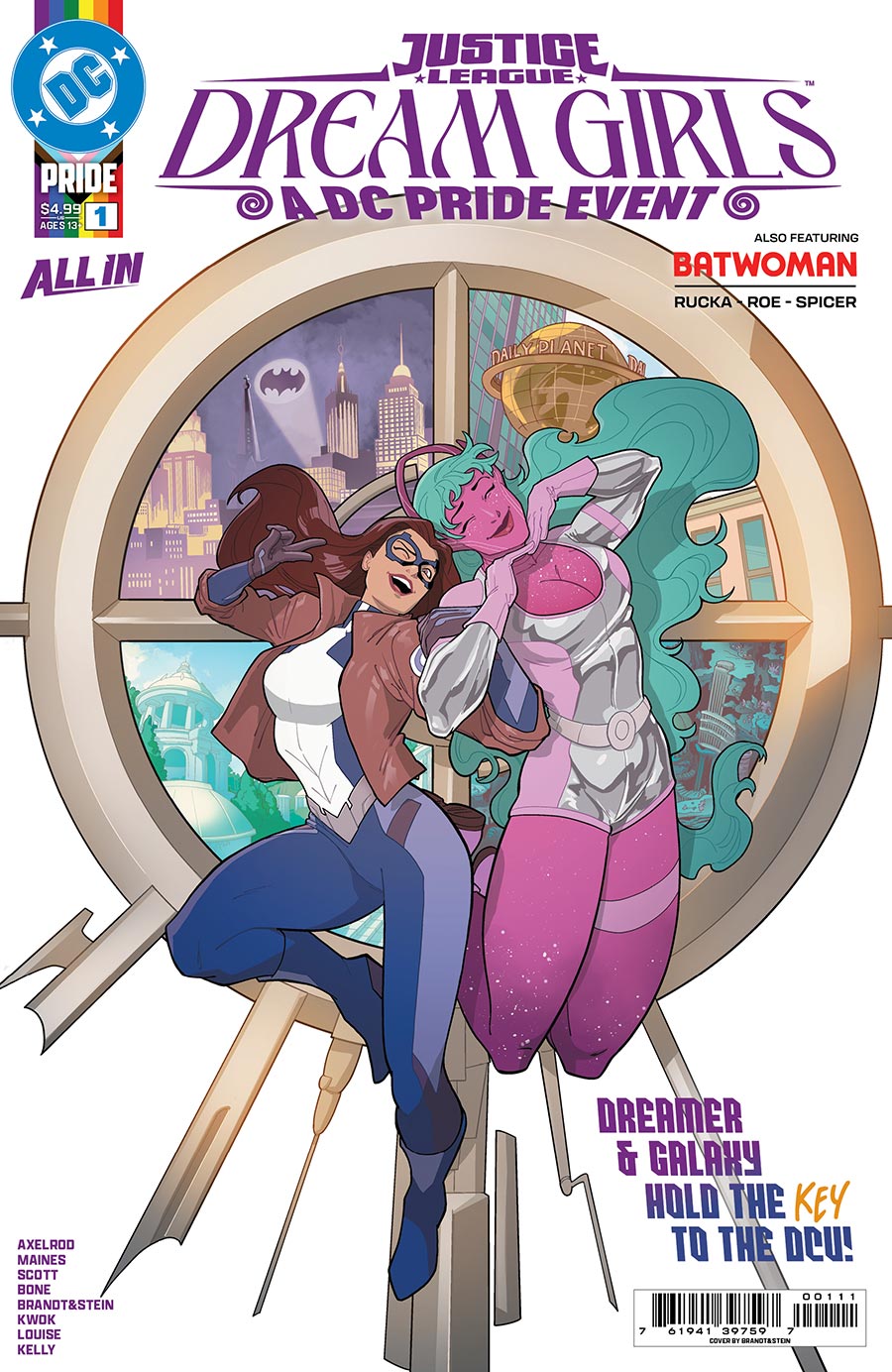 Justice League Dream Girls A DC Pride Event #1 Cover A Regular Brandt&Stein Cover (DC All In)