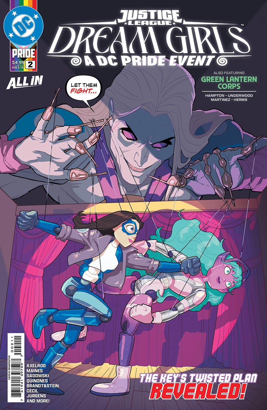 Justice League Dream Girls A DC Pride Event #2 Cover A Regular Brandt&Stein Cover (DC All In)