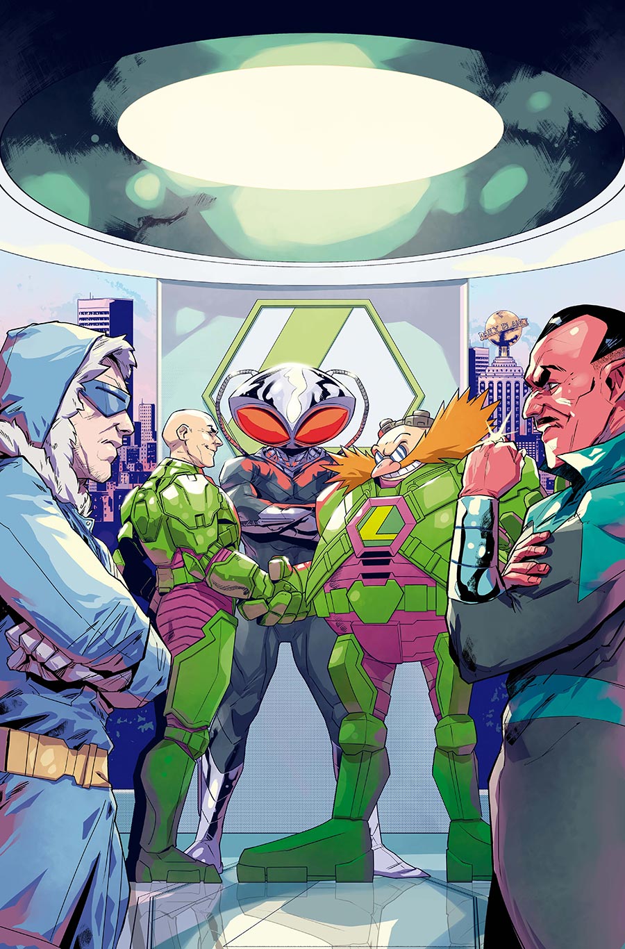 DC x Sonic The Hedgehog The Metal Legion #2 Cover A Regular Pablo M Collar Cover