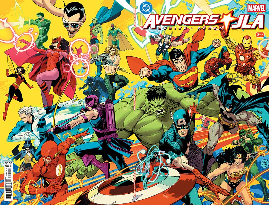 Avengers JLA #2 Facsimile Edition Cover B Variant Dan Mora Cover
