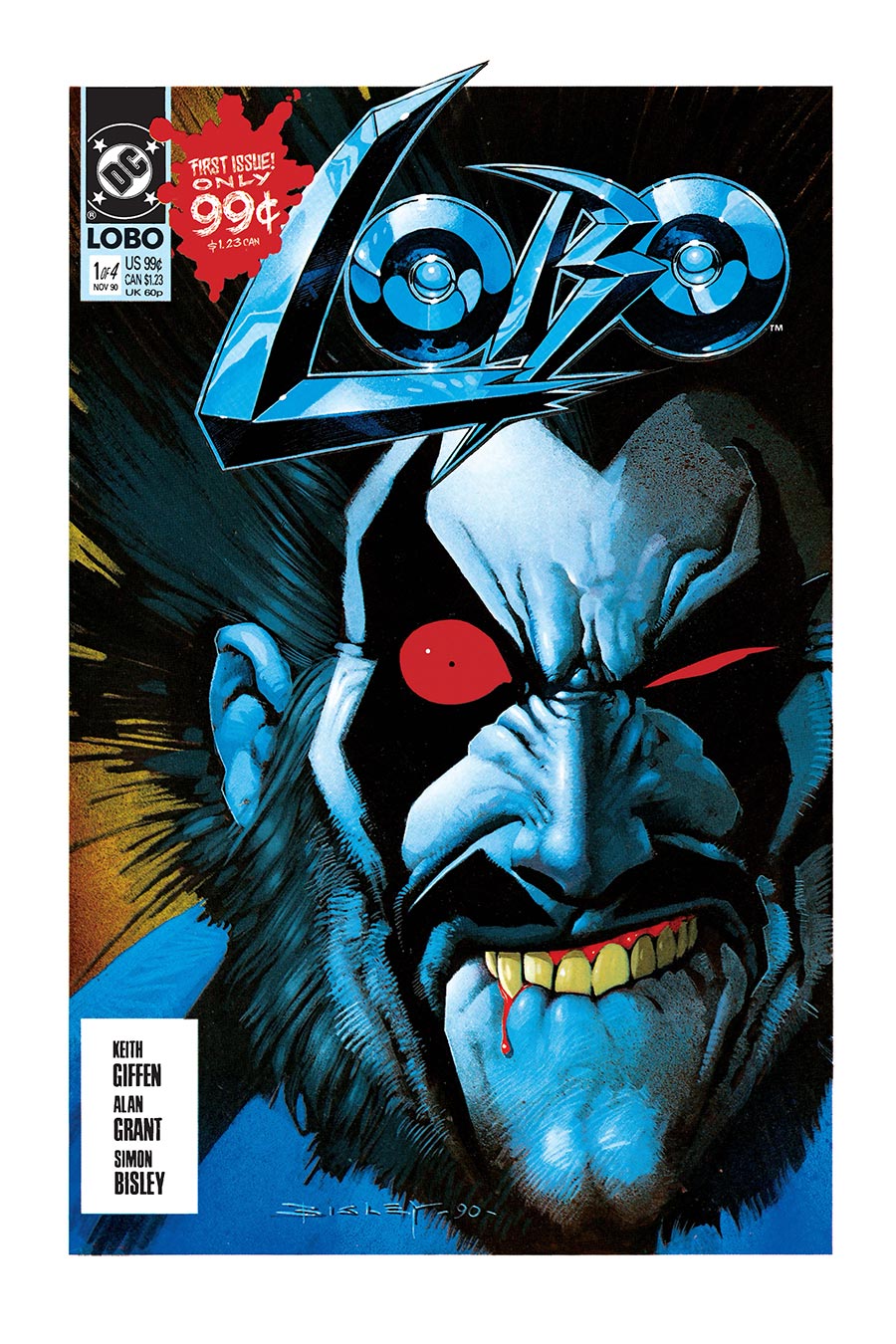Lobo #1 Facsimile Edition Cover C Variant Simon Bisley Foil Cover