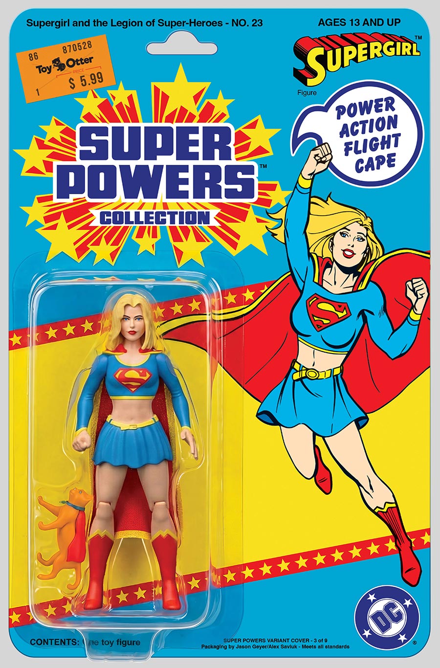 Supergirl And The Legion Of Super-Heroes #23 Facsimile Edition Cover B Variant Jason Geyer & Alex Saviuk Supergirl Super Powers Card Stock Cover