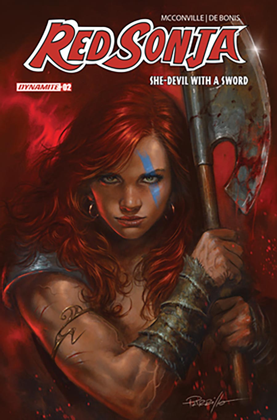 Red Sonja She-Devil With A Sword #2 Cover B Variant Lucio Parrillo Cover