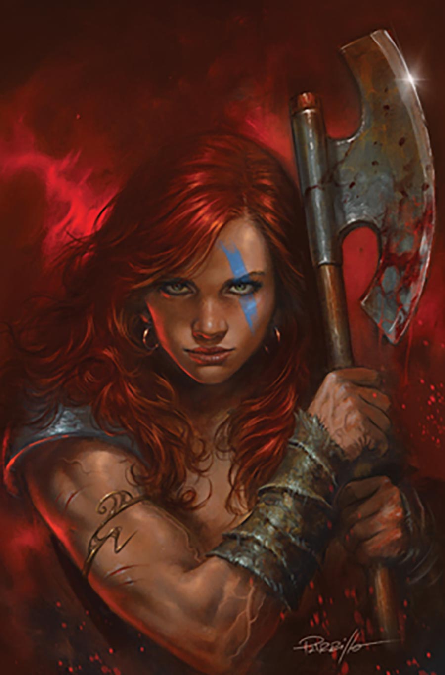 Red Sonja She-Devil With A Sword #2 Cover K Incentive Lucio Parrillo Virgin Cover