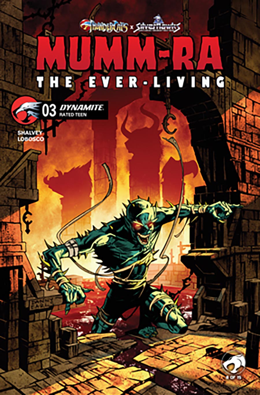 ThunderCats X SilverHawks Mumm-Ra The Ever-Living #3 Cover A Regular Danny Earls Cover (ThunderCats X SilverHawks Part 8)