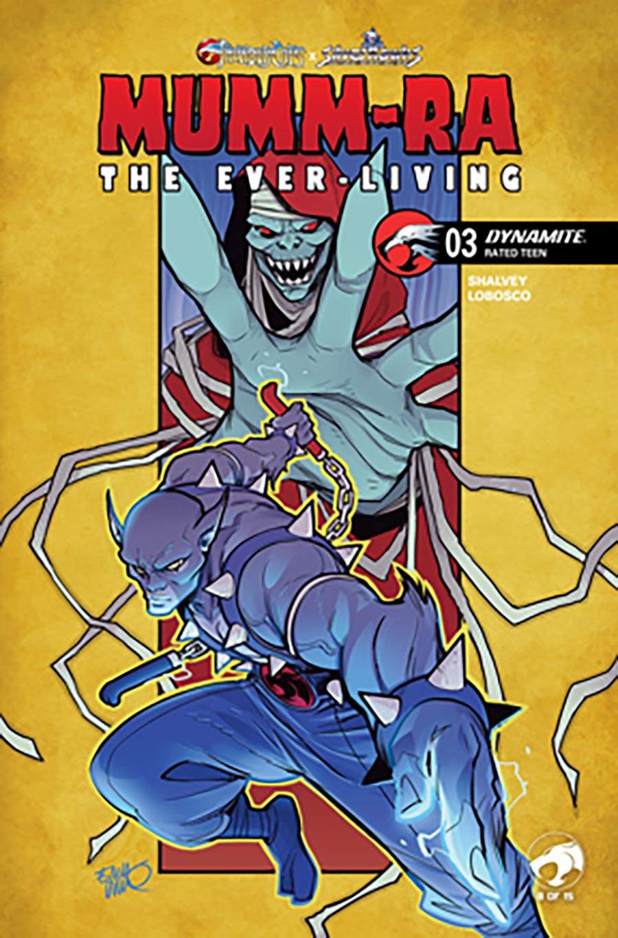 ThunderCats X SilverHawks Mumm-Ra The Ever-Living #3 Cover D Variant Erica DUrso Cover (ThunderCats X SilverHawks Part 8)