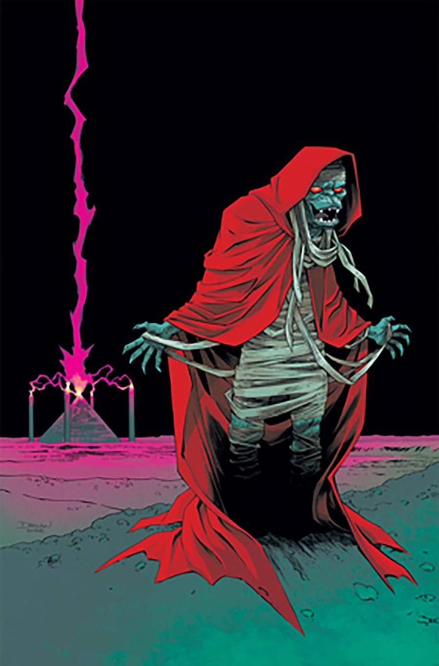 ThunderCats X SilverHawks Mumm-Ra The Ever-Living #3 Cover I Incentive Declan Shalvey Virgin Cover (ThunderCats X SilverHawks Part 8)