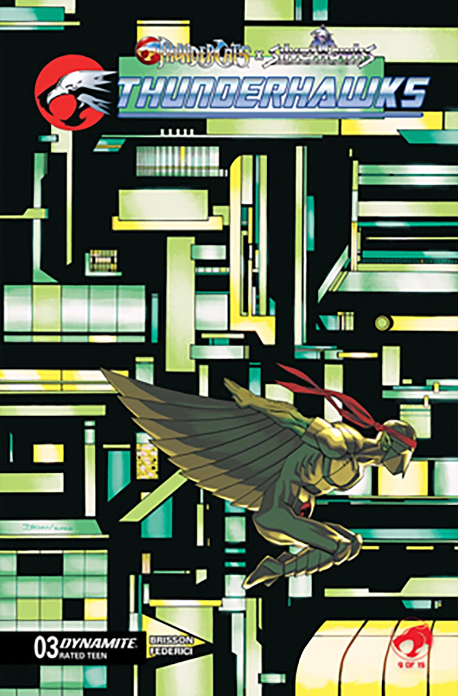 ThunderCats X SilverHawks ThunderHawks #3 Cover B Variant Declan Shalvey Cover (ThunderCats X SilverHawks Part 9)