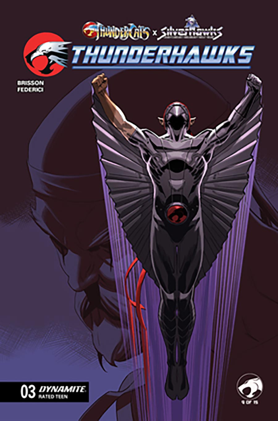 ThunderCats X SilverHawks ThunderHawks #3 Cover C Variant Marco Failla Cover (ThunderCats X SilverHawks Part 9)