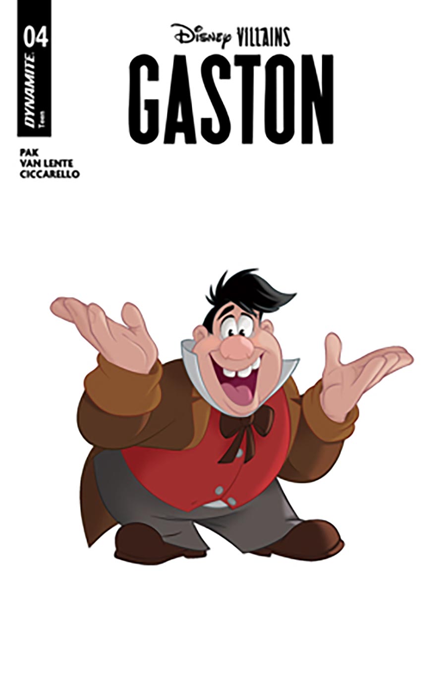Disney Villains Gaston #4 Cover B Variant Animation Art Cover