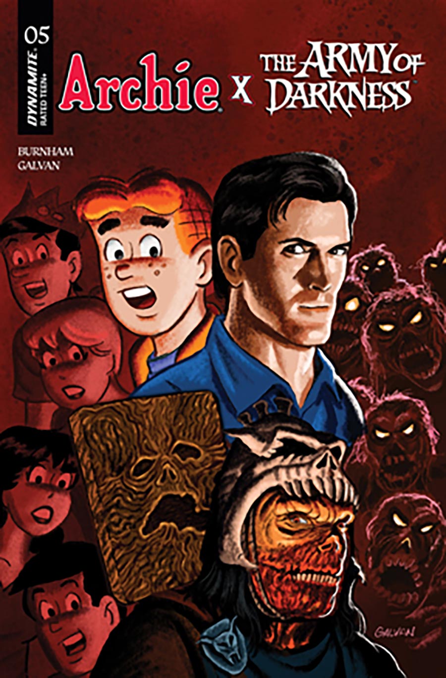 Archie x Army Of Darkness #5 Cover B Variant Bill Galvan Cover