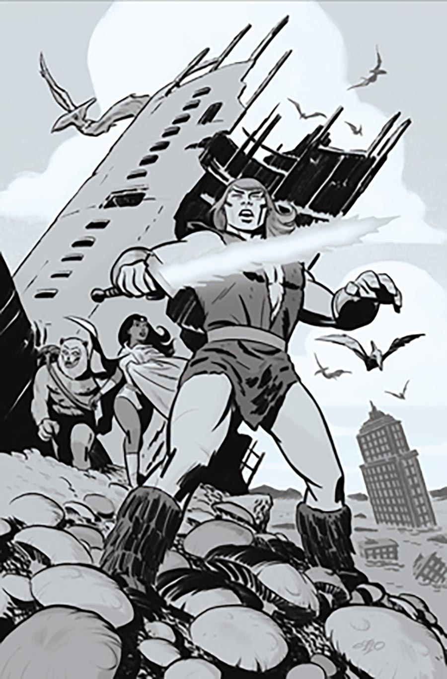 Thundarr The Barbarian #6 Cover H Incentive Michael Cho Line Art Virgin Cover