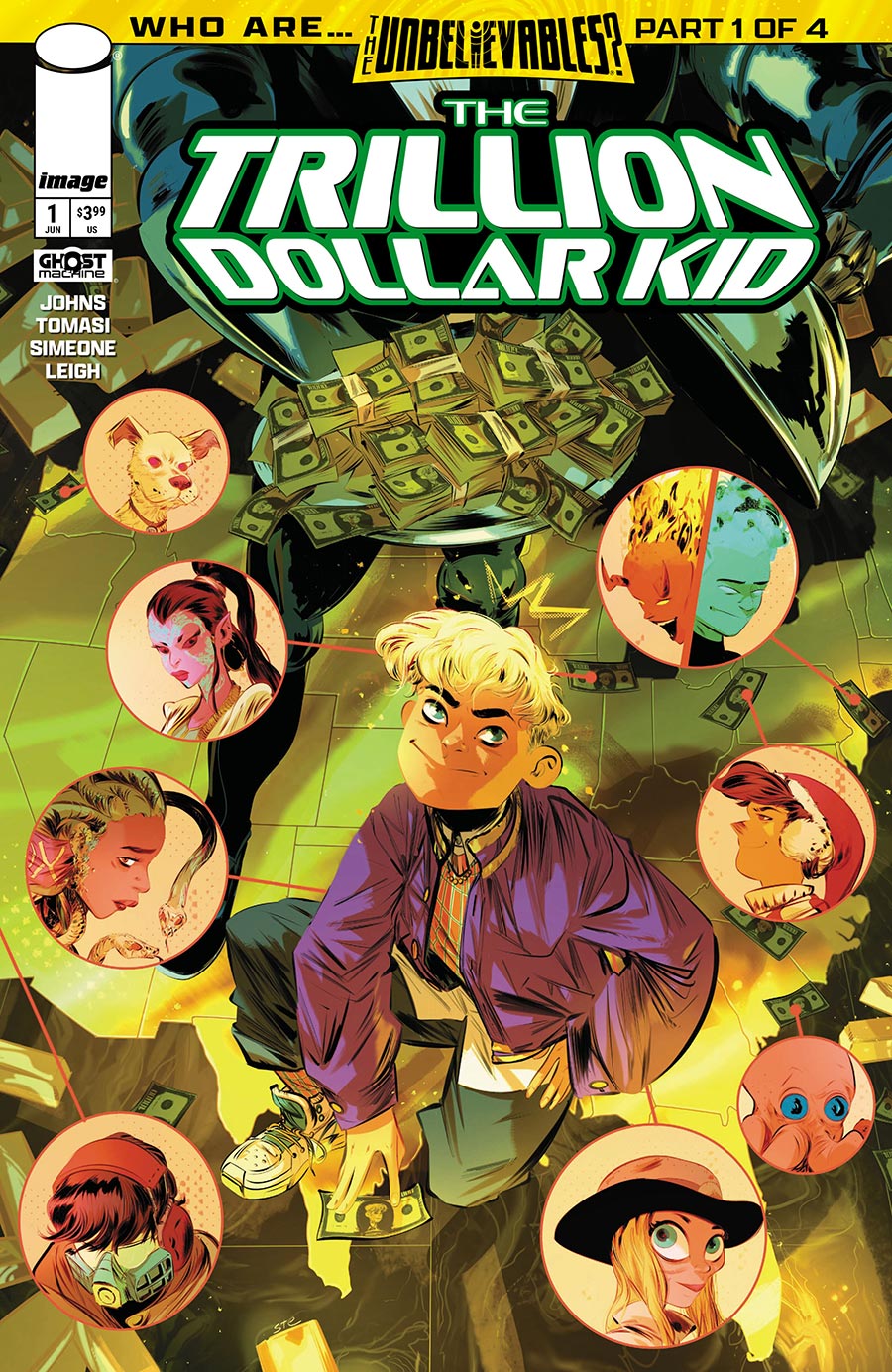 Trillion Dollar Kid #1 Cover C Variant Stefano Simeone Cover (The Unbelievables Part 1)