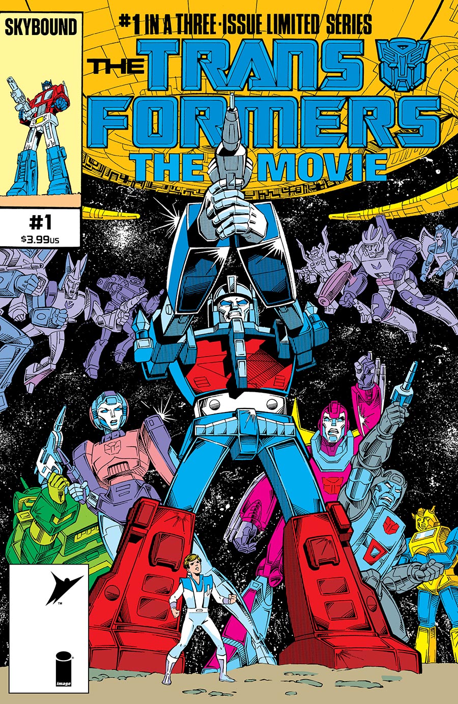 Transformers The Movie 40th Anniversary Edition #1 Cover B Variant Don Perlin Ian Akin & Brian Garvey Cover