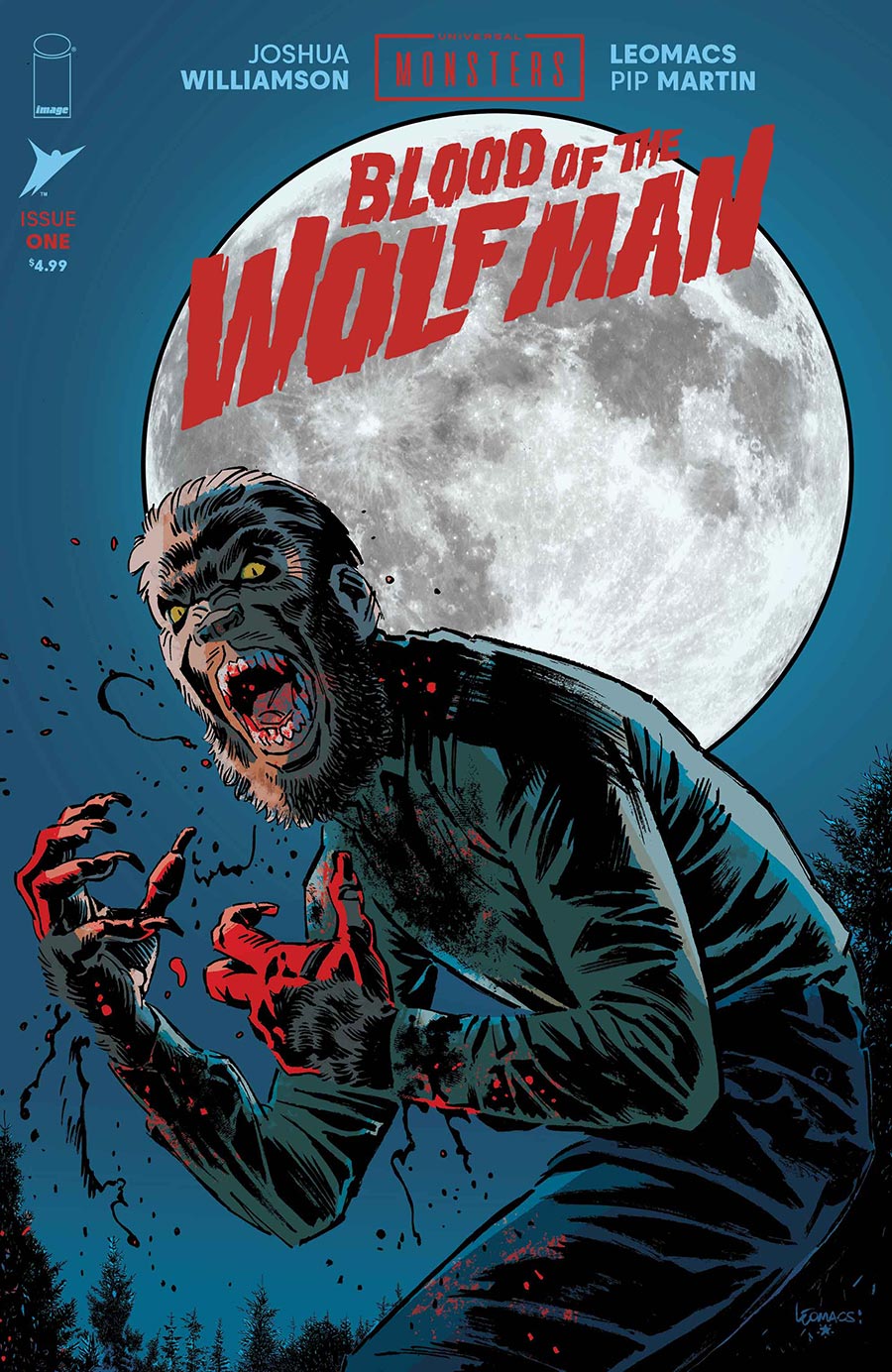 Universal Monsters Blood Of The Wolf Man #1 Cover A Regular Leomacs & Pip Martin Cover