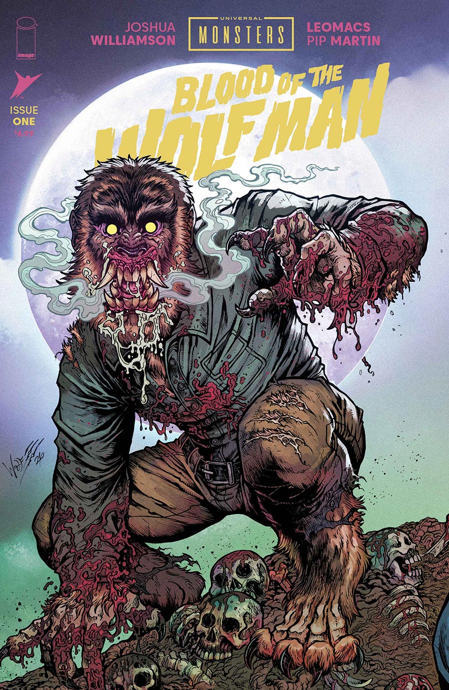 Universal Monsters Blood Of The Wolf Man #1 Cover C Incentive Maria Wolf & Mike Spicer Connecting Variant Cover
