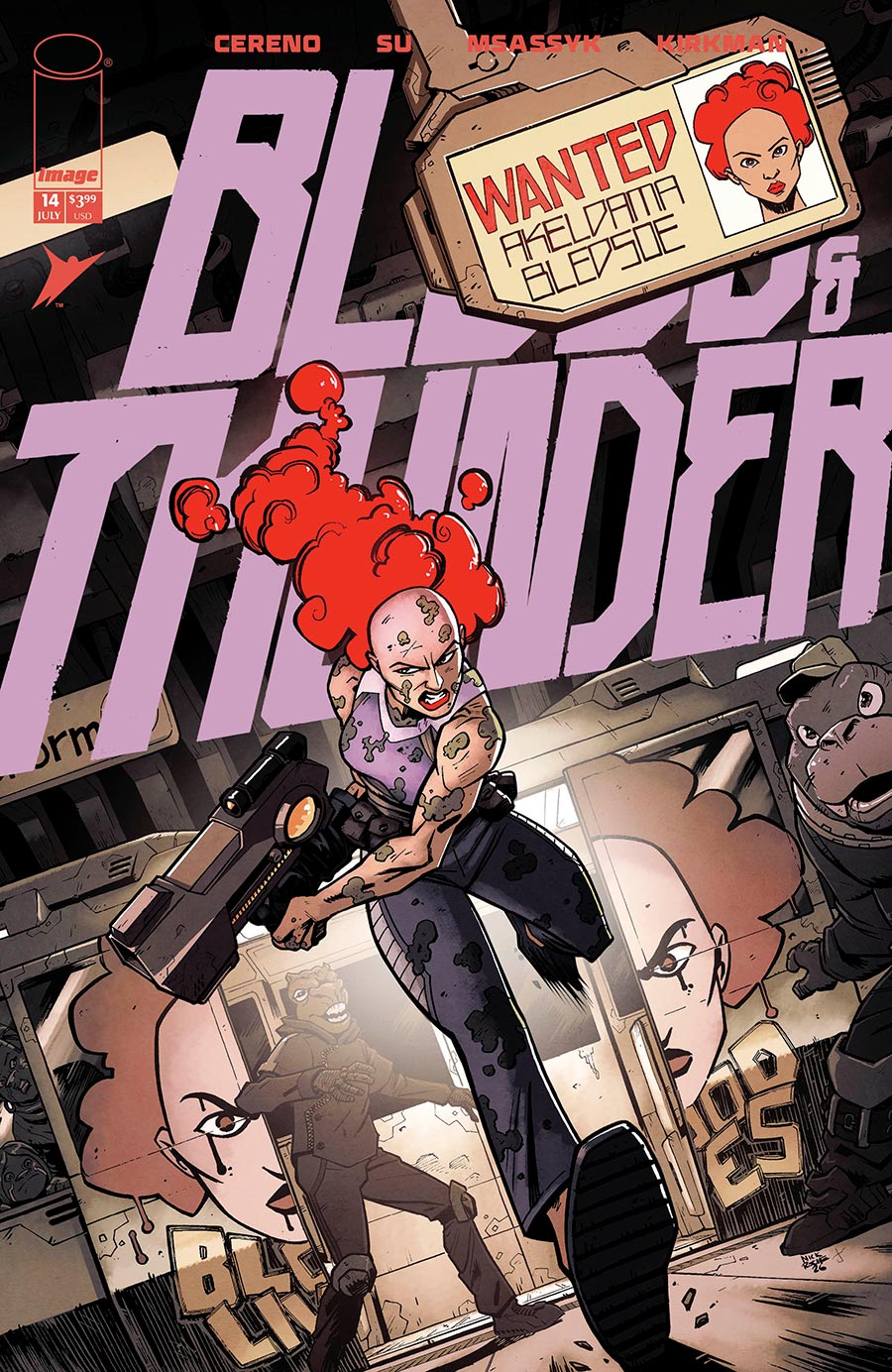 Blood & Thunder #14 Cover B Variant Nick Roche & Josh Burcham Cover