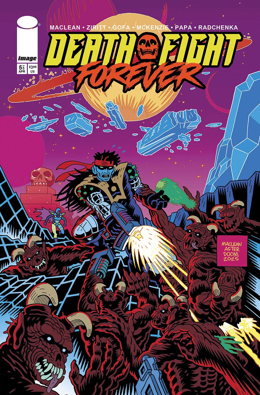 Death Fight Forever #5 Cover A Regular Andrew MacLean Cover