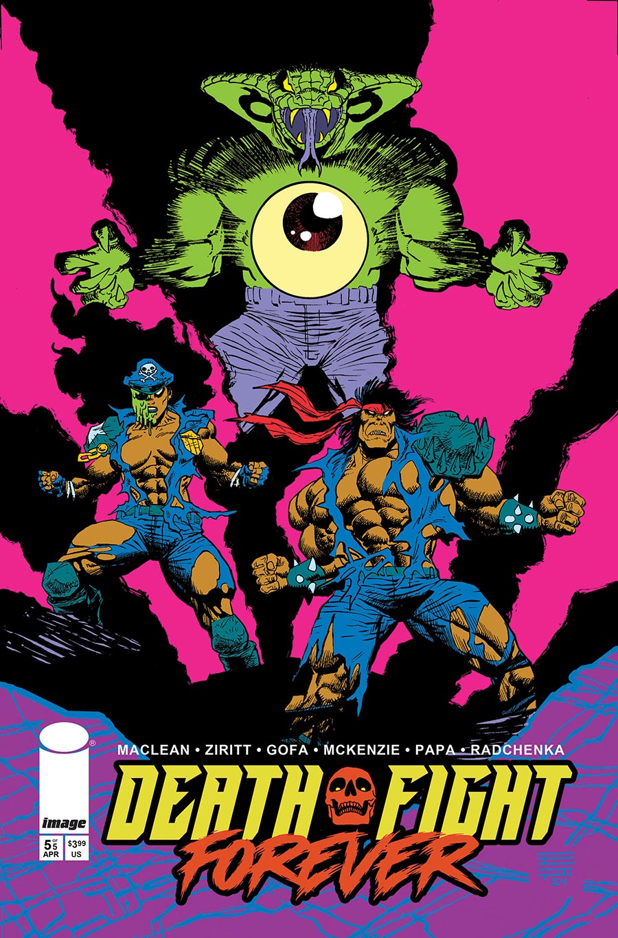 Death Fight Forever #5 Cover B Variant Erwin Papa Cover