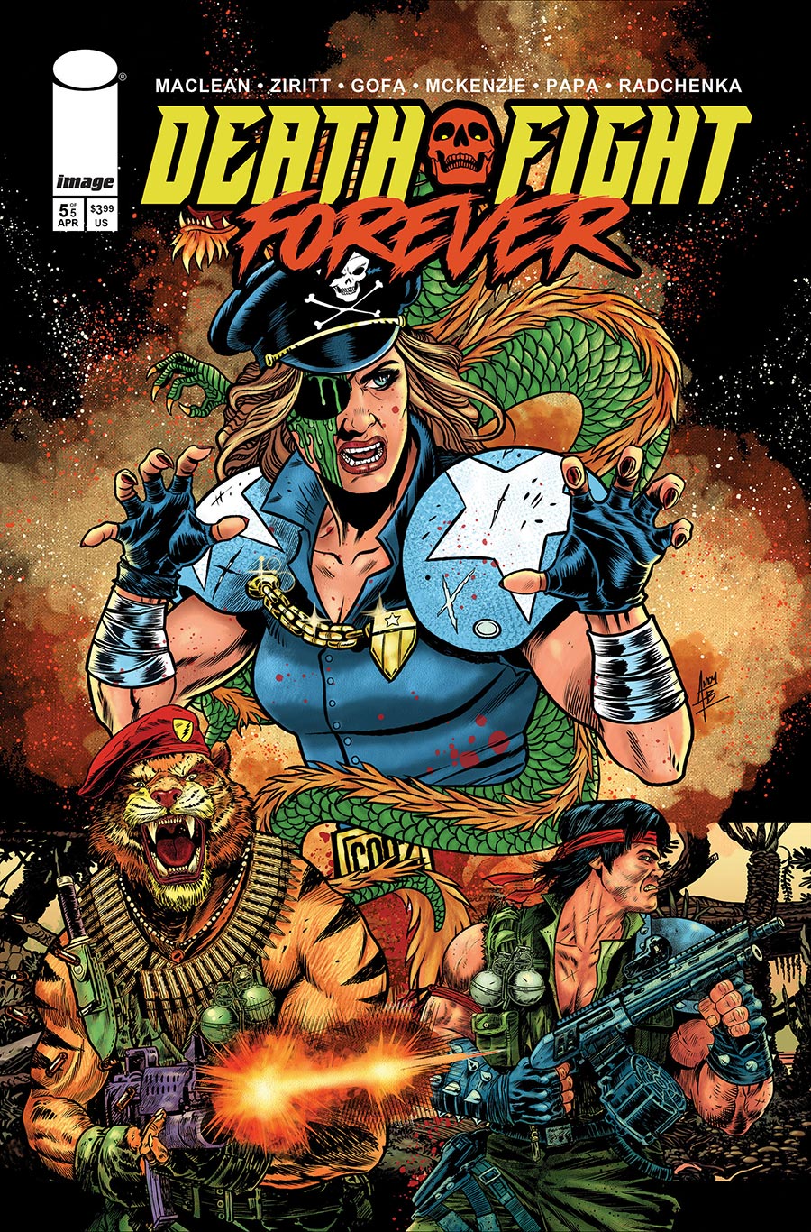 Death Fight Forever #5 Cover C Incentive Andy Belanger Variant Cover