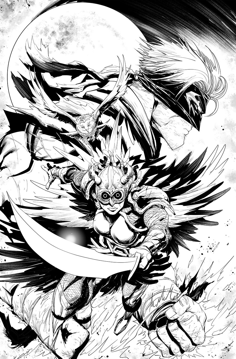 Final Boss #7 Cover D Incentive Tyler Kirkham 2 Black & White Cover