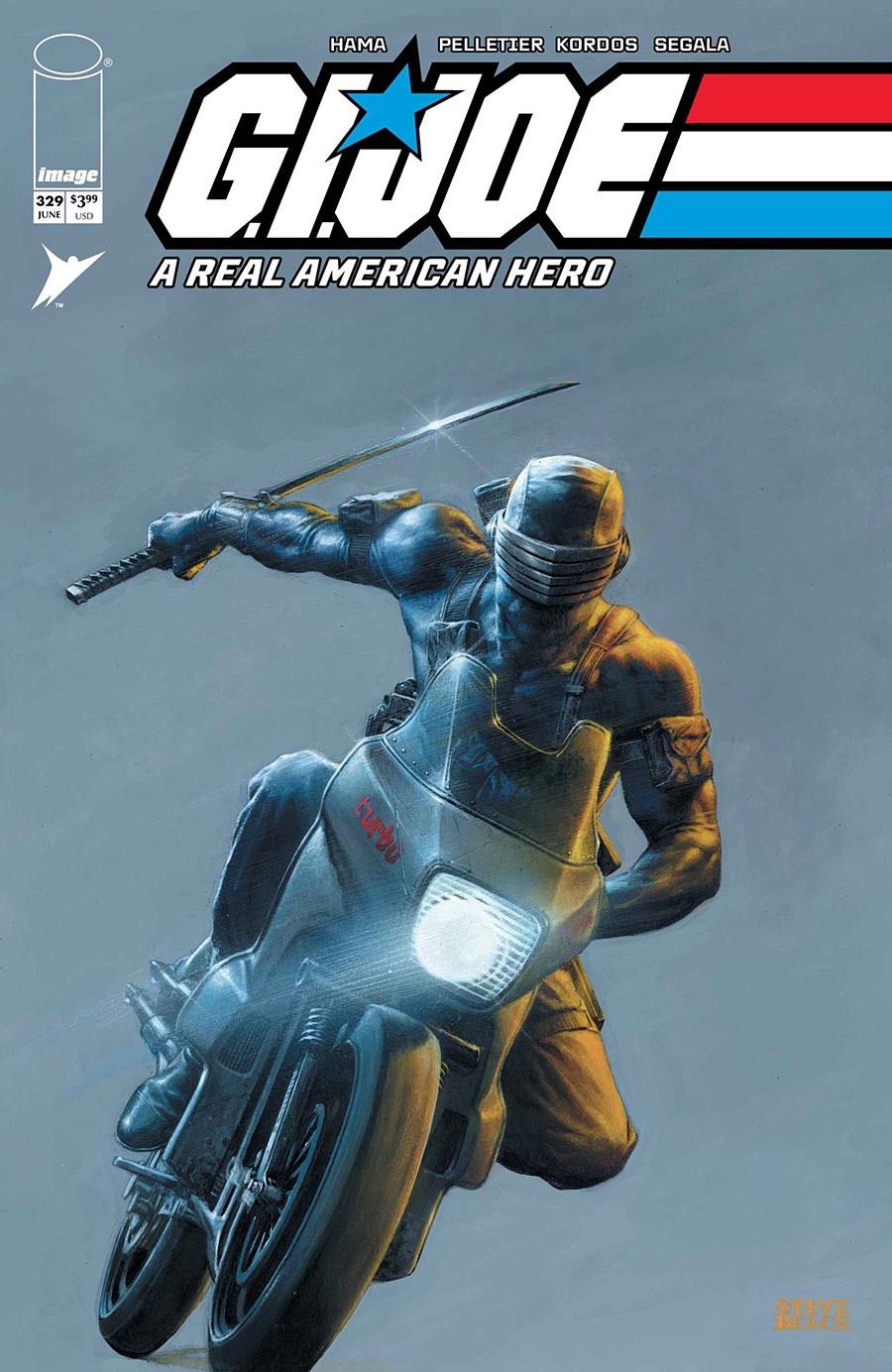 GI Joe A Real American Hero #329 Cover C Incentive Steve Beach Gears Of Joe Variant Cover