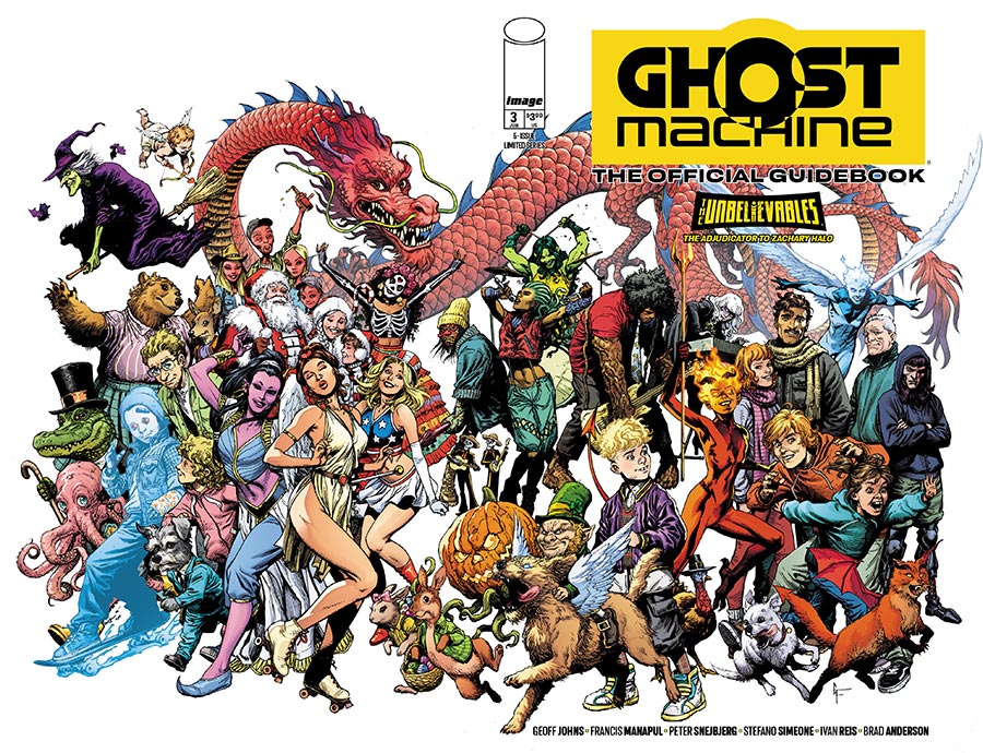 Ghost Machine The Official Guidebook #3 Cover A Regular Gary Frank & Brad Anderson Wraparound Cover